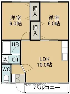HAITSU KINOSITA【2階】の間取り